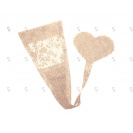 Dámská Stanga Heart (krajka) - powder 