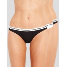 Calvin Klein - tanga pro dámy, 3 PACK černá/bílá/černá