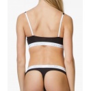 Dámské tangové kalhotky Calvin Klein - černá