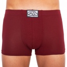 Boxerky Styx klasická guma vínová barva