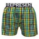 Boxerky REPRESENT CLASSIC MIKE kostkované - žlutá
