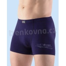 Gino boxerky bamboo s motivem krátké - modrá