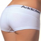 Moderní dámské boxerky Addicted - bílá