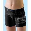 Chlapecké Gino boxerky s klínem delší - černá