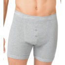 Boxerky pánské Calvin Klein Button Fly - šedá