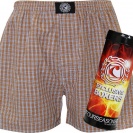 Chlapecké trenky Represent Exclusive (kostičky) - hnědé